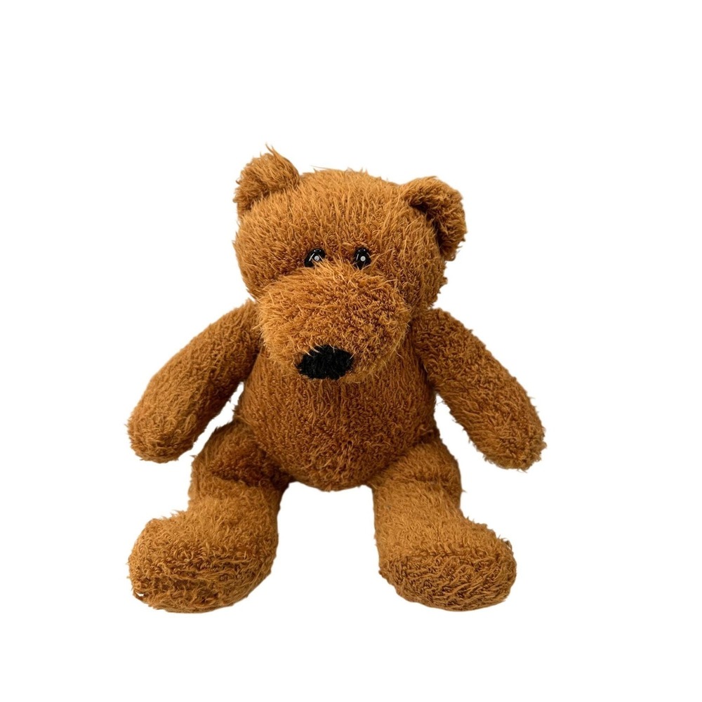 Brown Plush Teddy Bear Stuffed Animal Toy 13" Cuddly Curly‎ Sherpa Nursery Decor